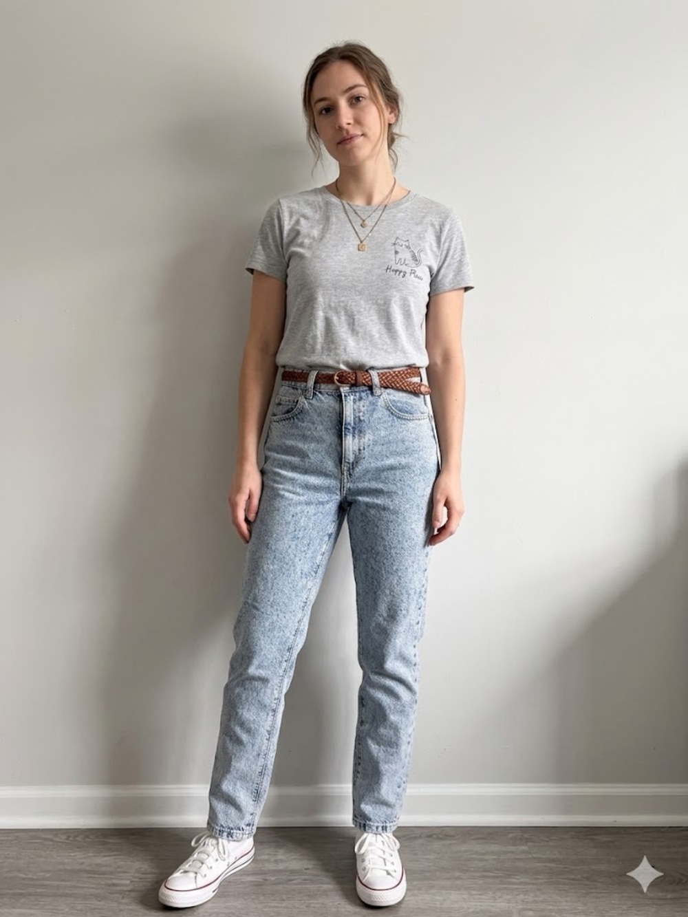 🧡| Garage High-Rise Light Blue Mom Jeans
